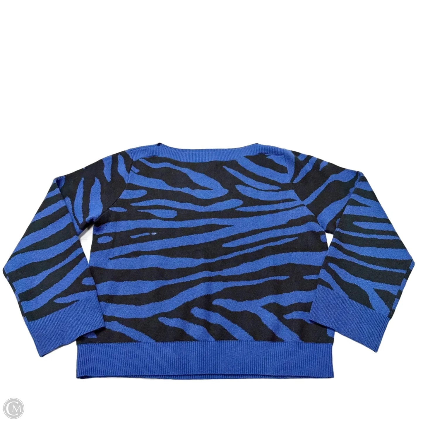 Sweater By Loft In Zebra Print, Size: Xl