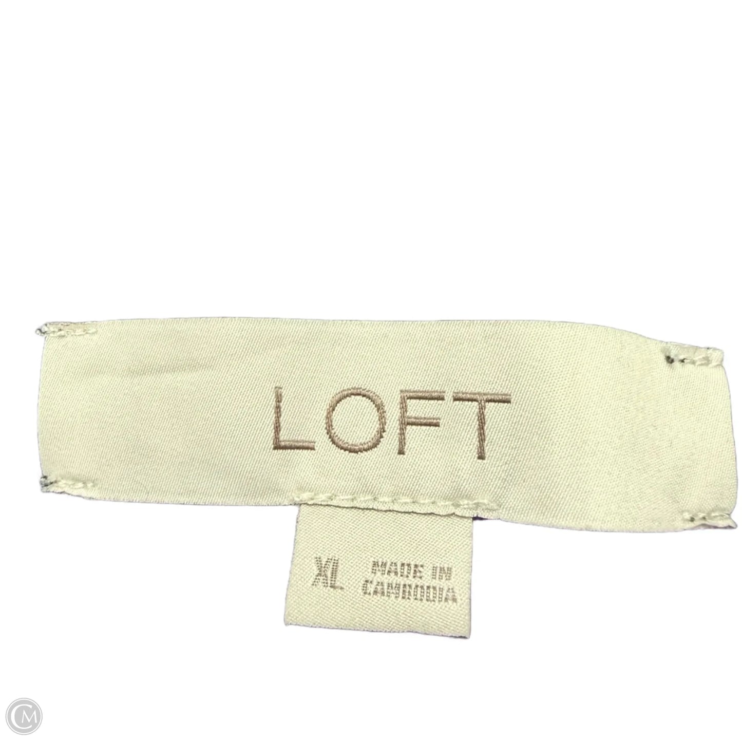 Sweater By Loft In Zebra Print, Size: Xl