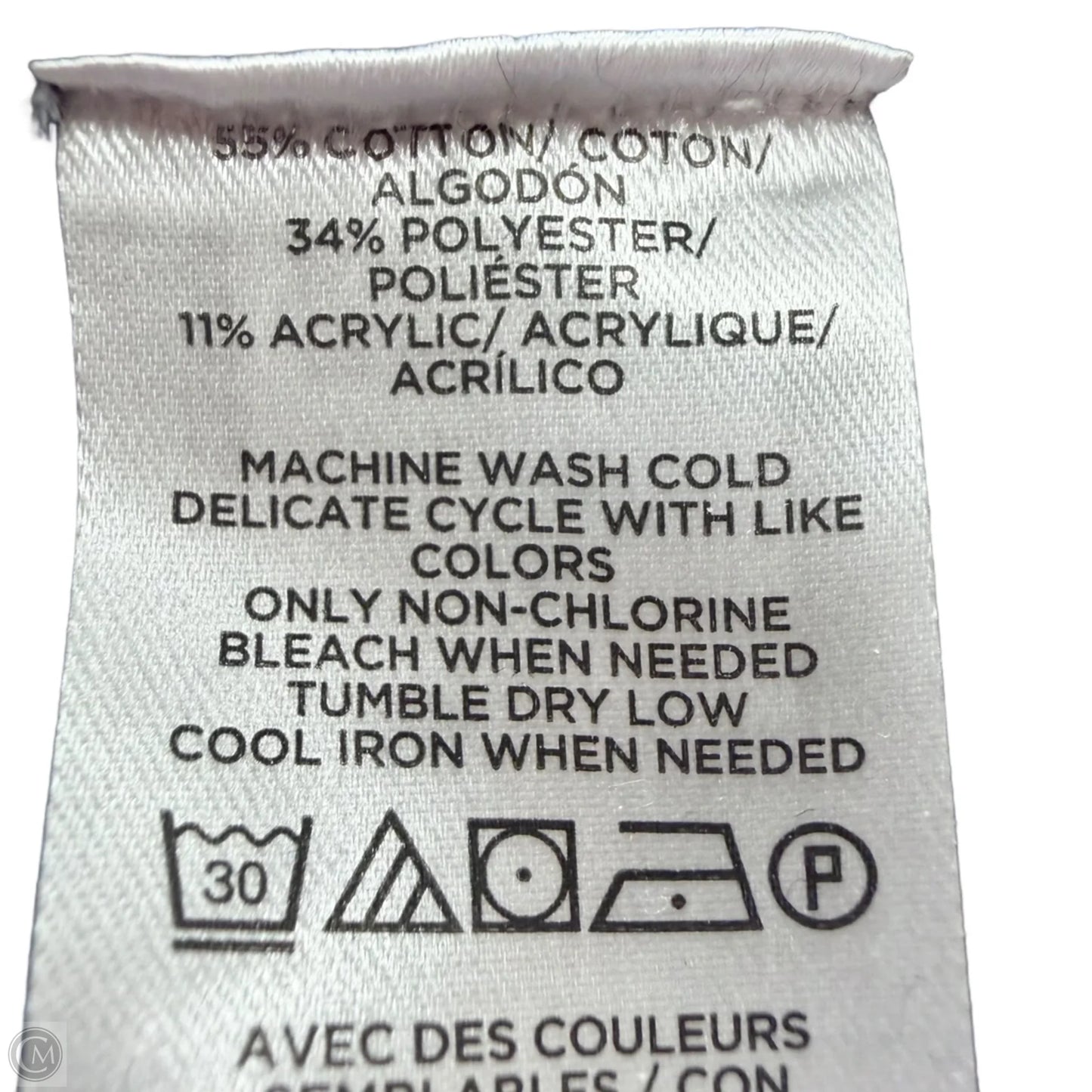 Sweater By Loft In Zebra Print, Size: Xl