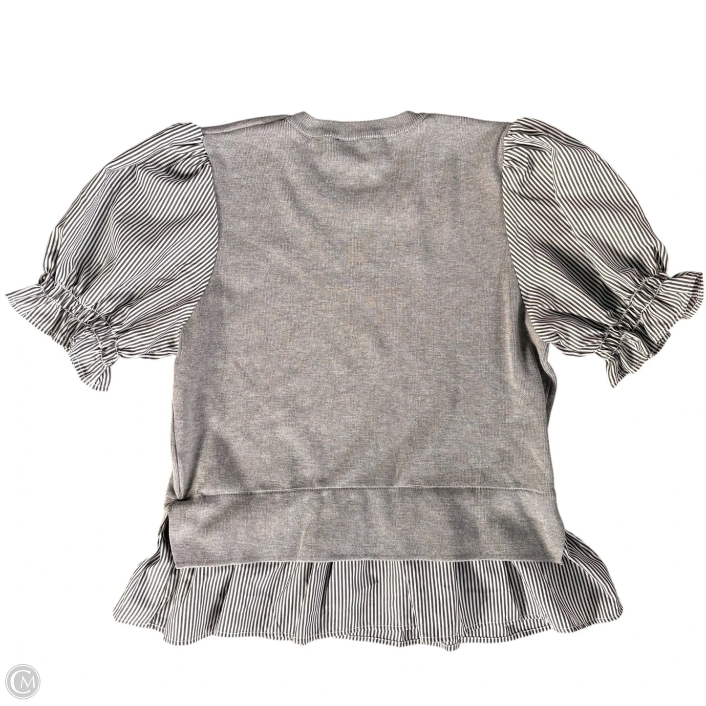 Top Short Sleeve By Nanette By Nanette Lepore In Grey, Size: L