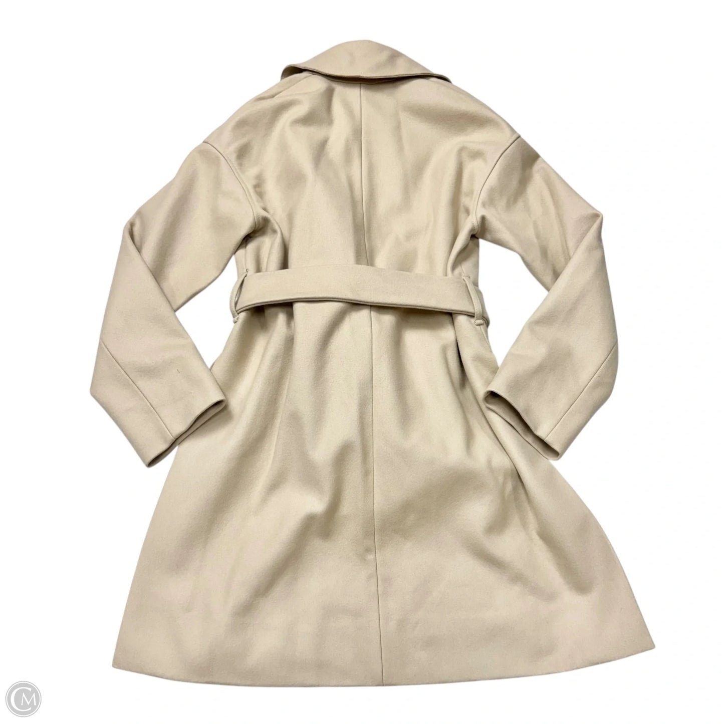 Coat Trench Coat By Babaton In Tan, Size: S
