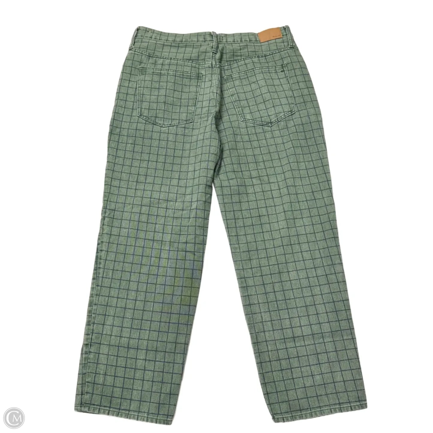 Jeans Straight By Madewell In Blue & Green, Size: 16