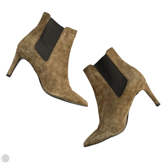 Boots Ankle Heels By  antonio de faria In Green, Size: 9