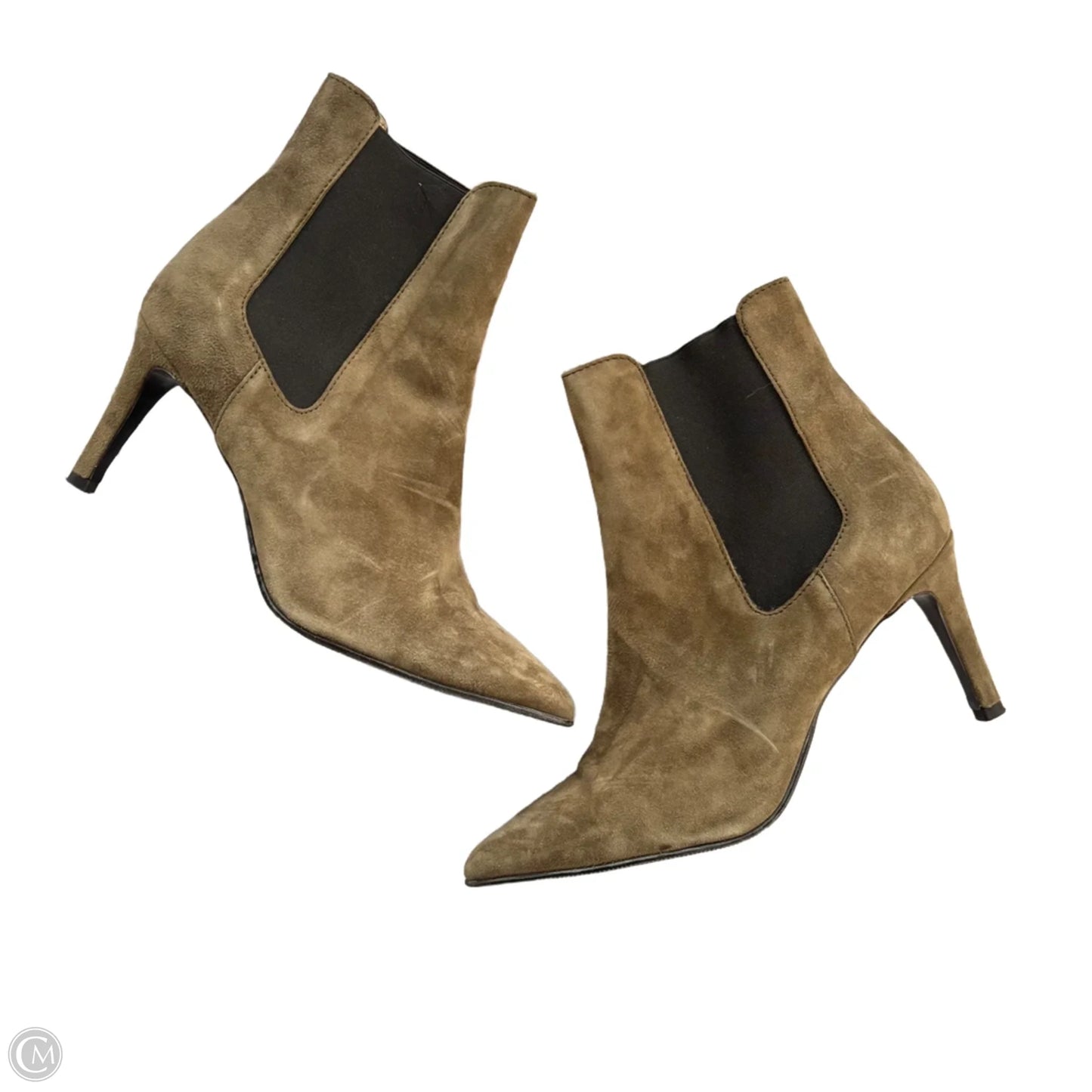 Boots Ankle Heels By  antonio de faria In Green, Size: 9