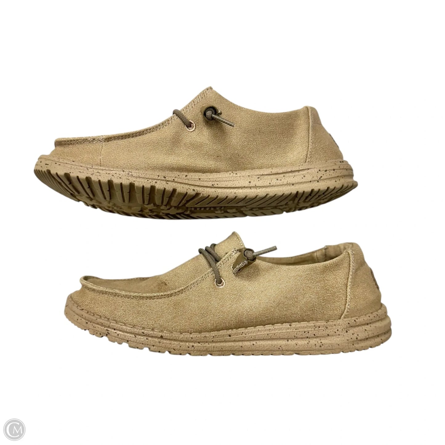 Shoes Flats By Hey Dude In Brown, Size: 9