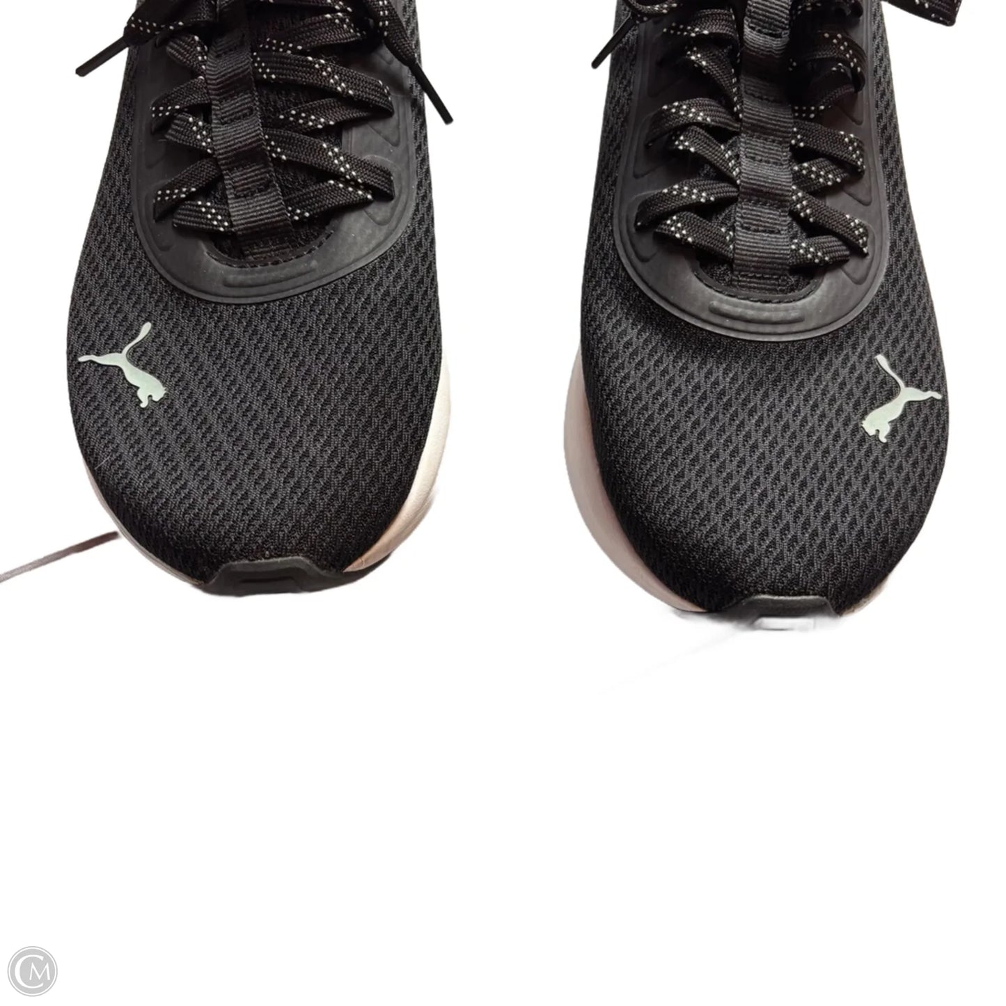 Shoes Sneakers By Puma In Black & Blue, Size: 9