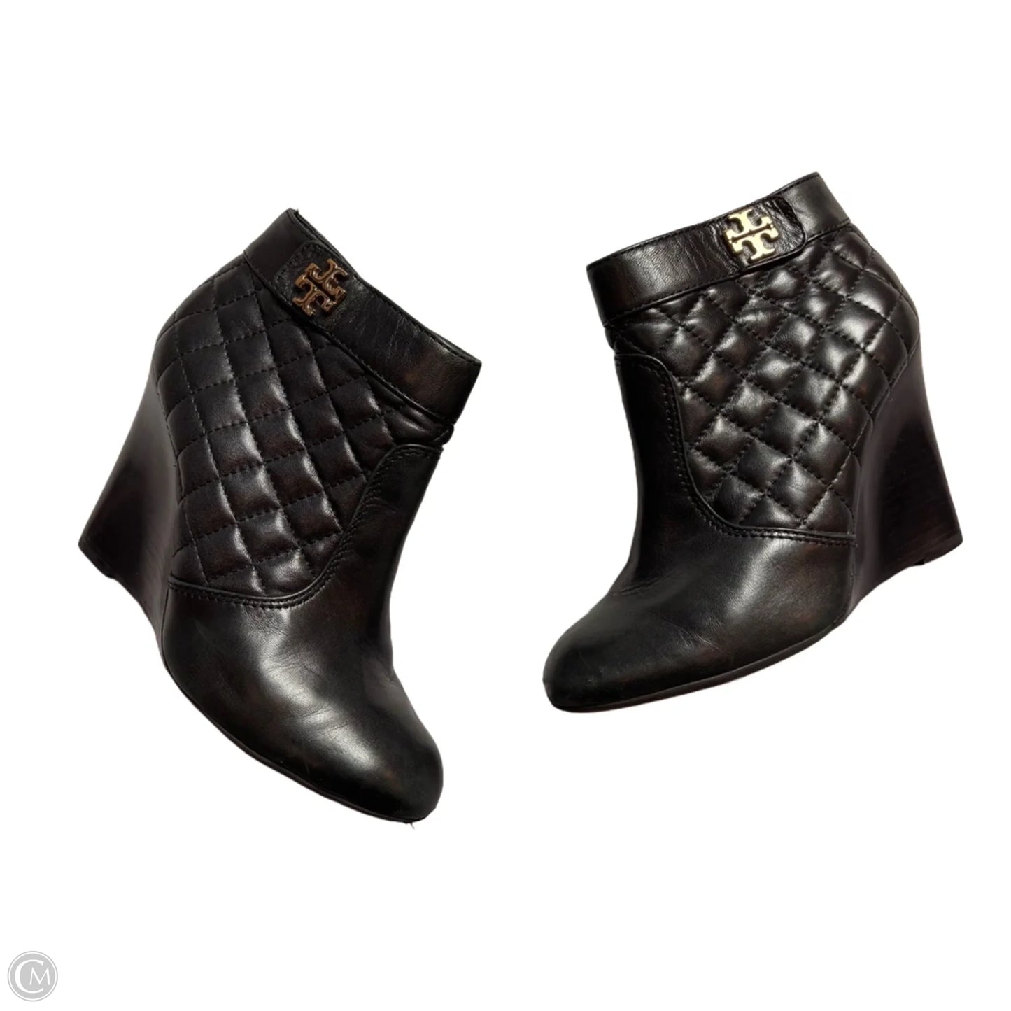 Boots Designer By Tory Burch In Black, Size: 6.5