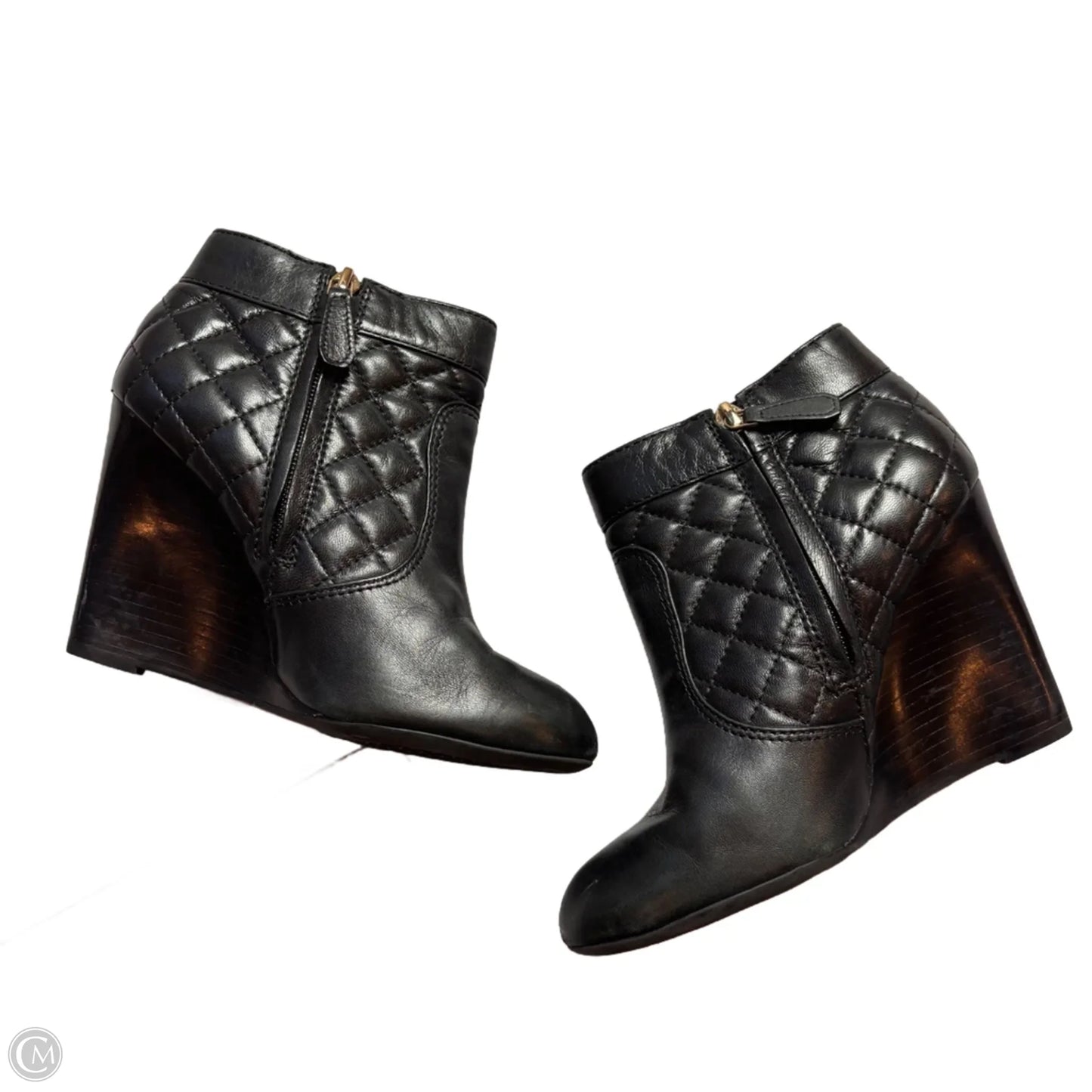Boots Designer By Tory Burch In Black, Size: 6.5
