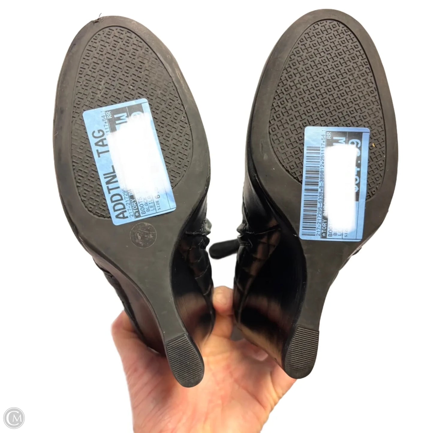 Boots Designer By Tory Burch In Black, Size: 6.5