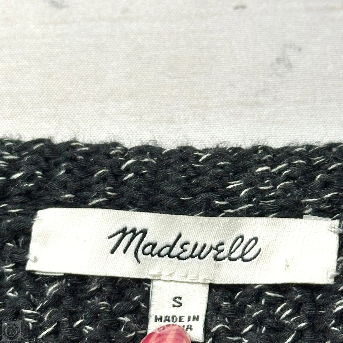 Sweater Cardigan By Madewell In Black, Size: S