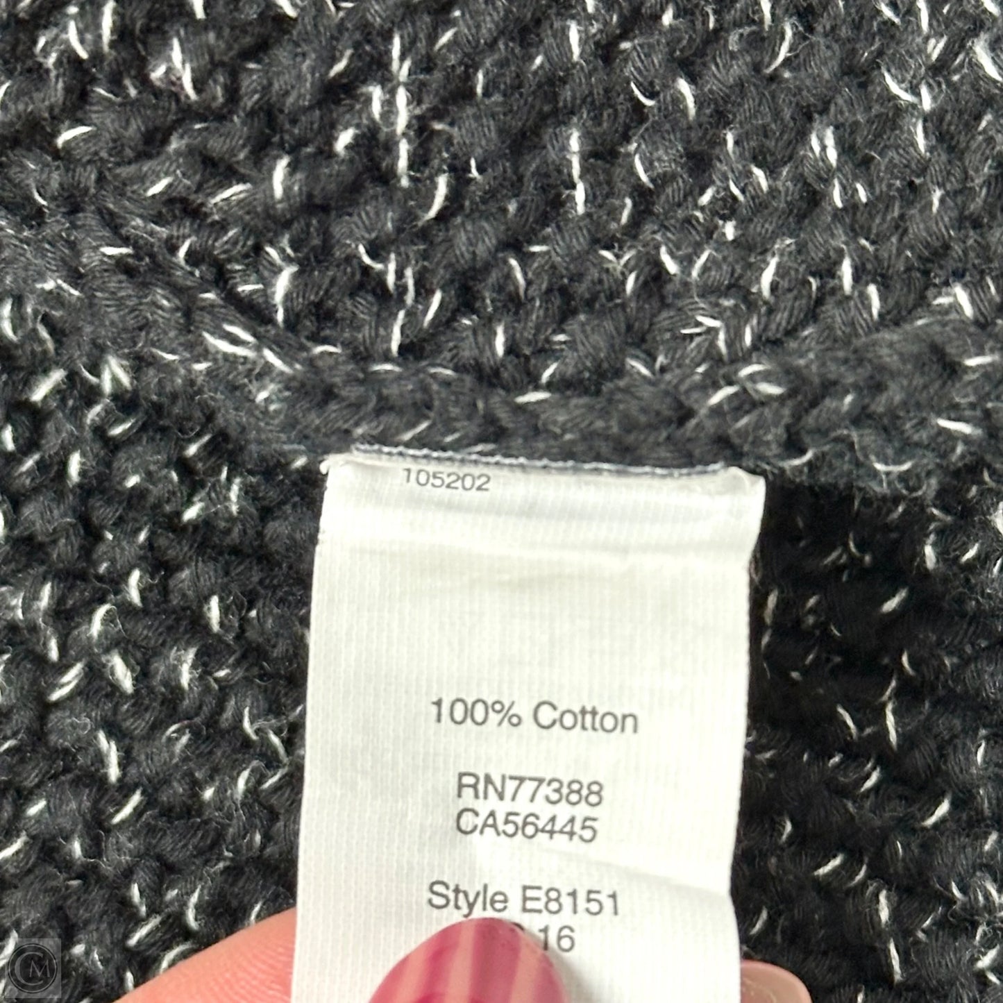 Sweater Cardigan By Madewell In Black, Size: S