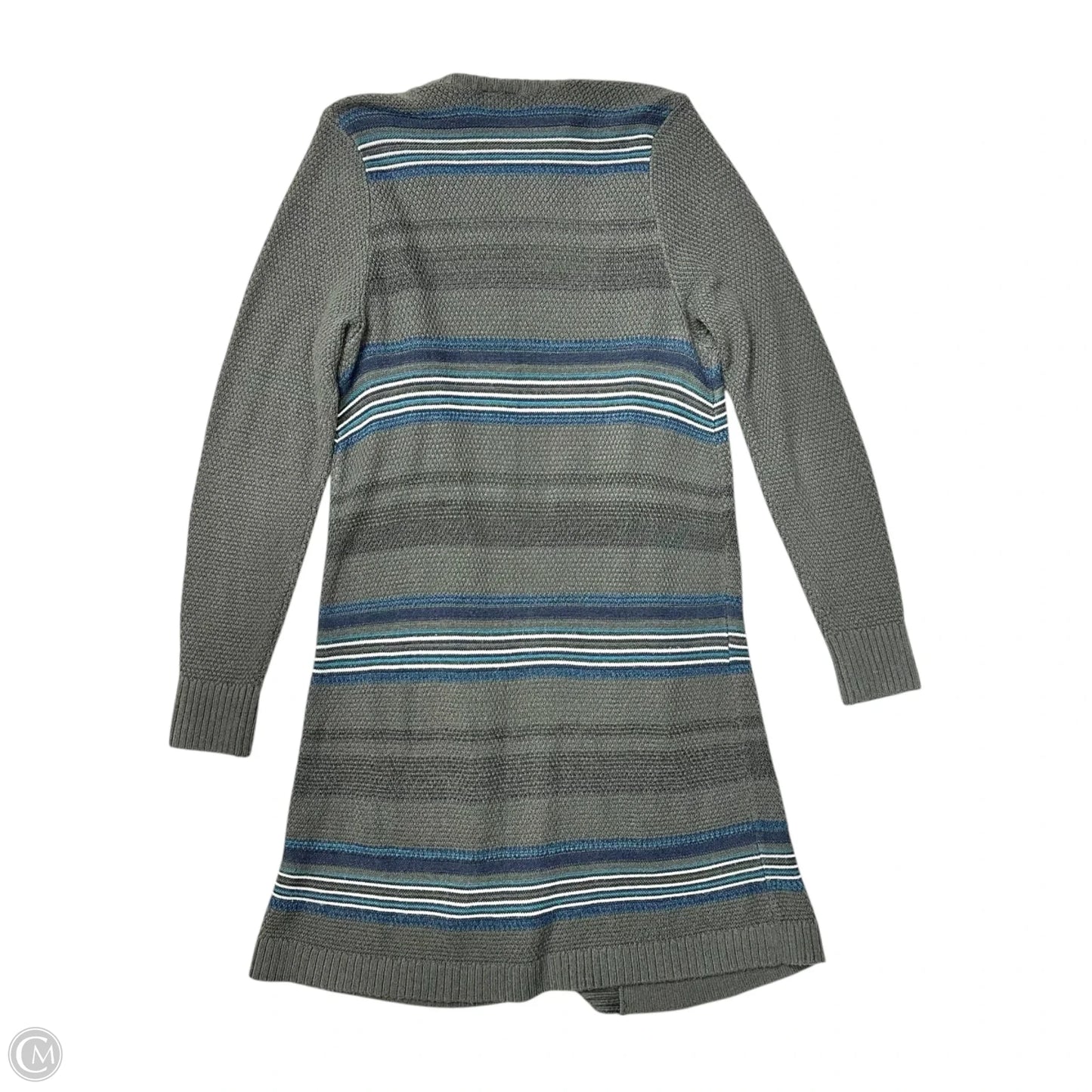 Sweater Cardigan By Torrid In Blue & Grey, Size: 1x