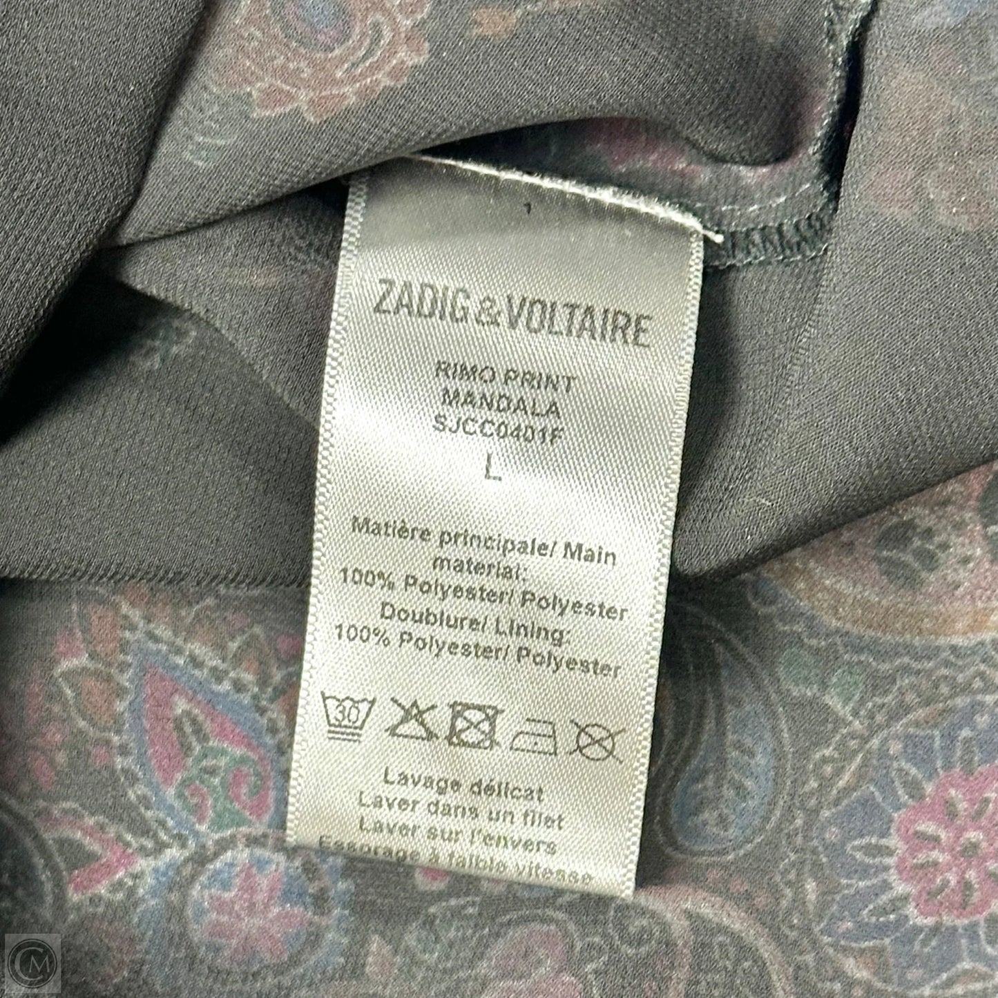 Dress Casual Short By Zadig And Voltaire In Paisley Print, Size: L