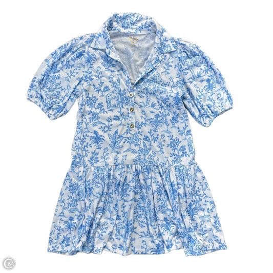 Dress Designer By Lilly Pulitzer In Blue & White, Size: S