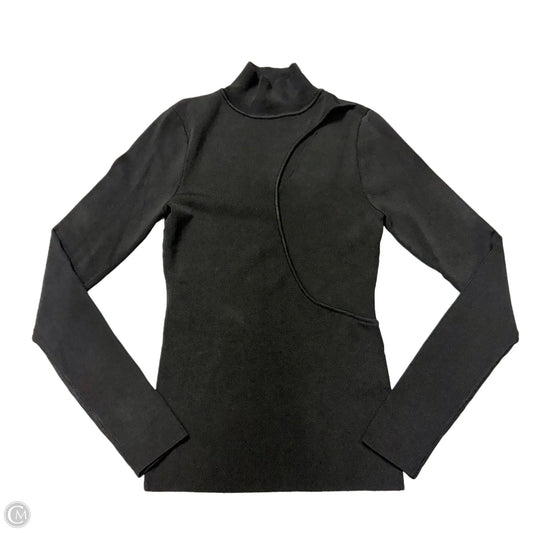 Top Long Sleeve Designer By Alice + Olivia In Black, Size: M