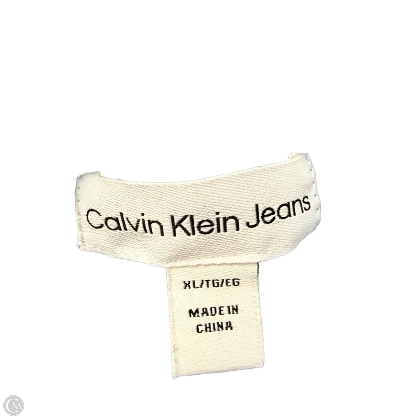 Sweater By Calvin Klein In Blue, Size: Xl