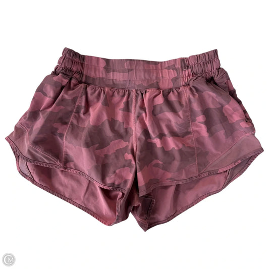 Athletic Shorts By Lululemon In Camouflage Print, Size: S