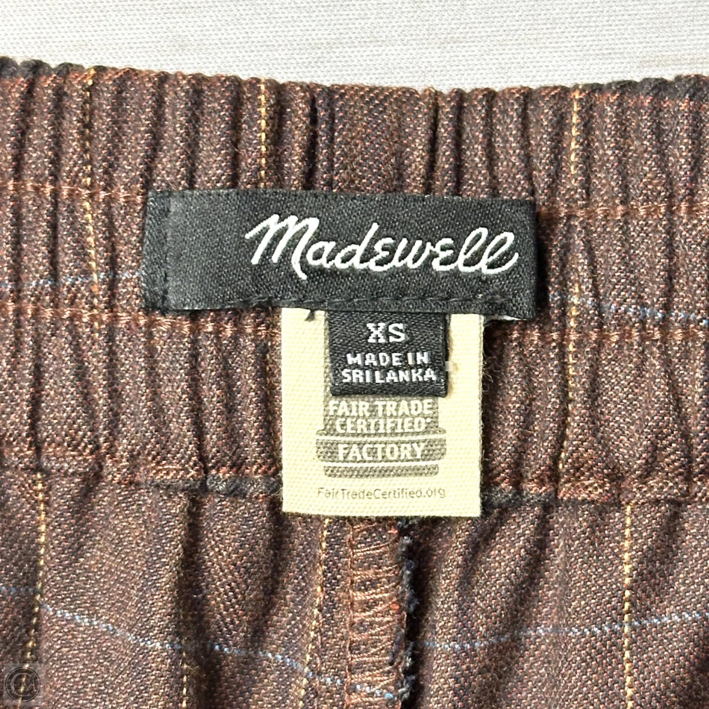 Pants Dress By Madewell In Plaid Pattern, Size: Xs