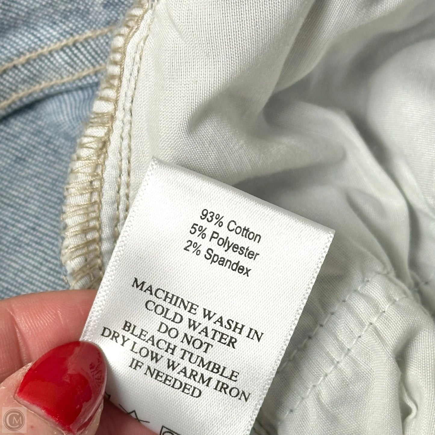 Jeans Wide Leg By Just Usa In Blue, Size: 4