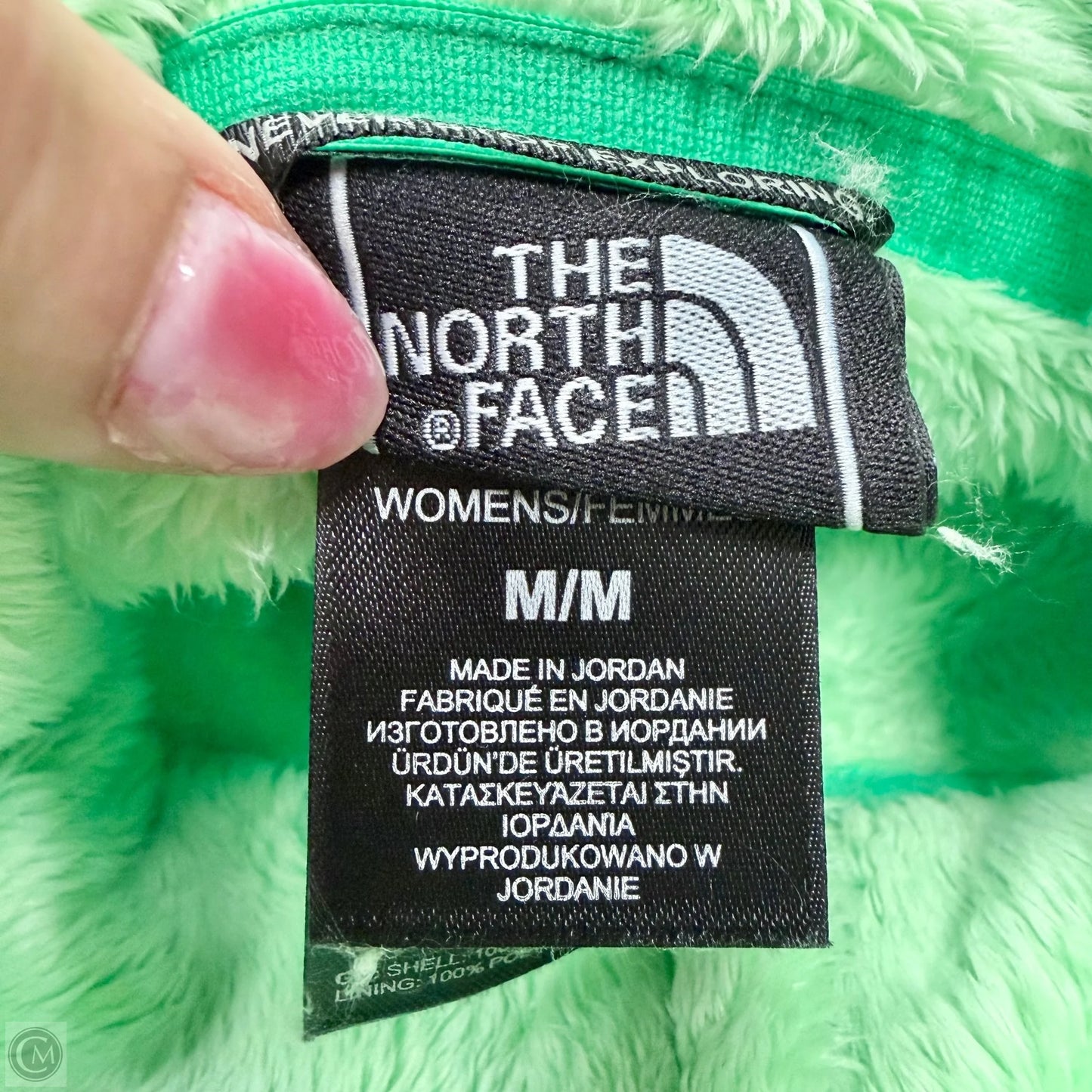 Jacket Faux Fur & Sherpa By The North Face In Green, Size: M