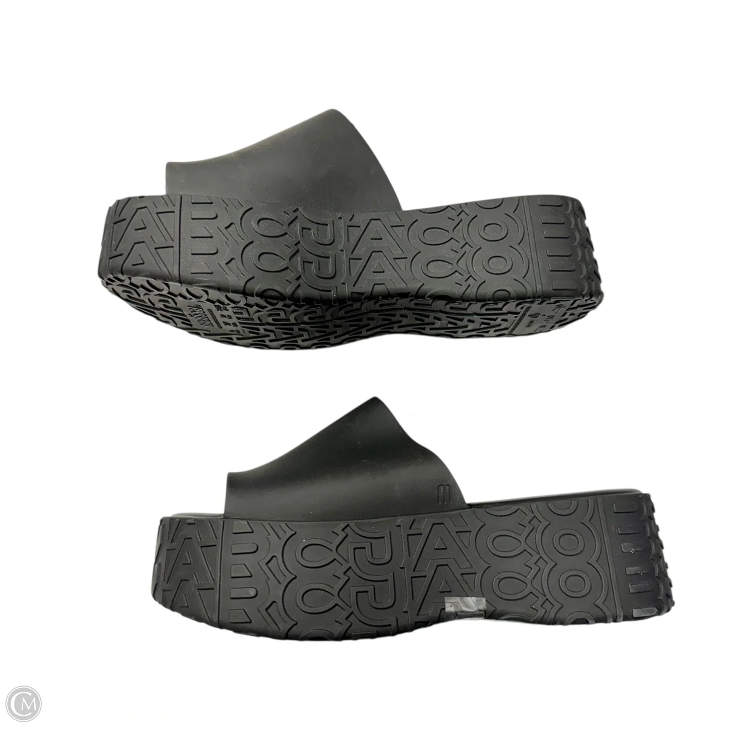 Sandals Luxury Designer By Marc Jacobs In Black, Size: 8