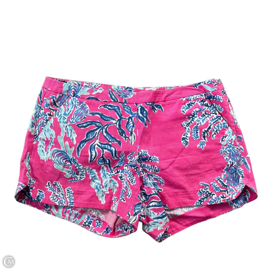 Shorts Designer By Lilly Pulitzer In Blue & Pink, Size: S