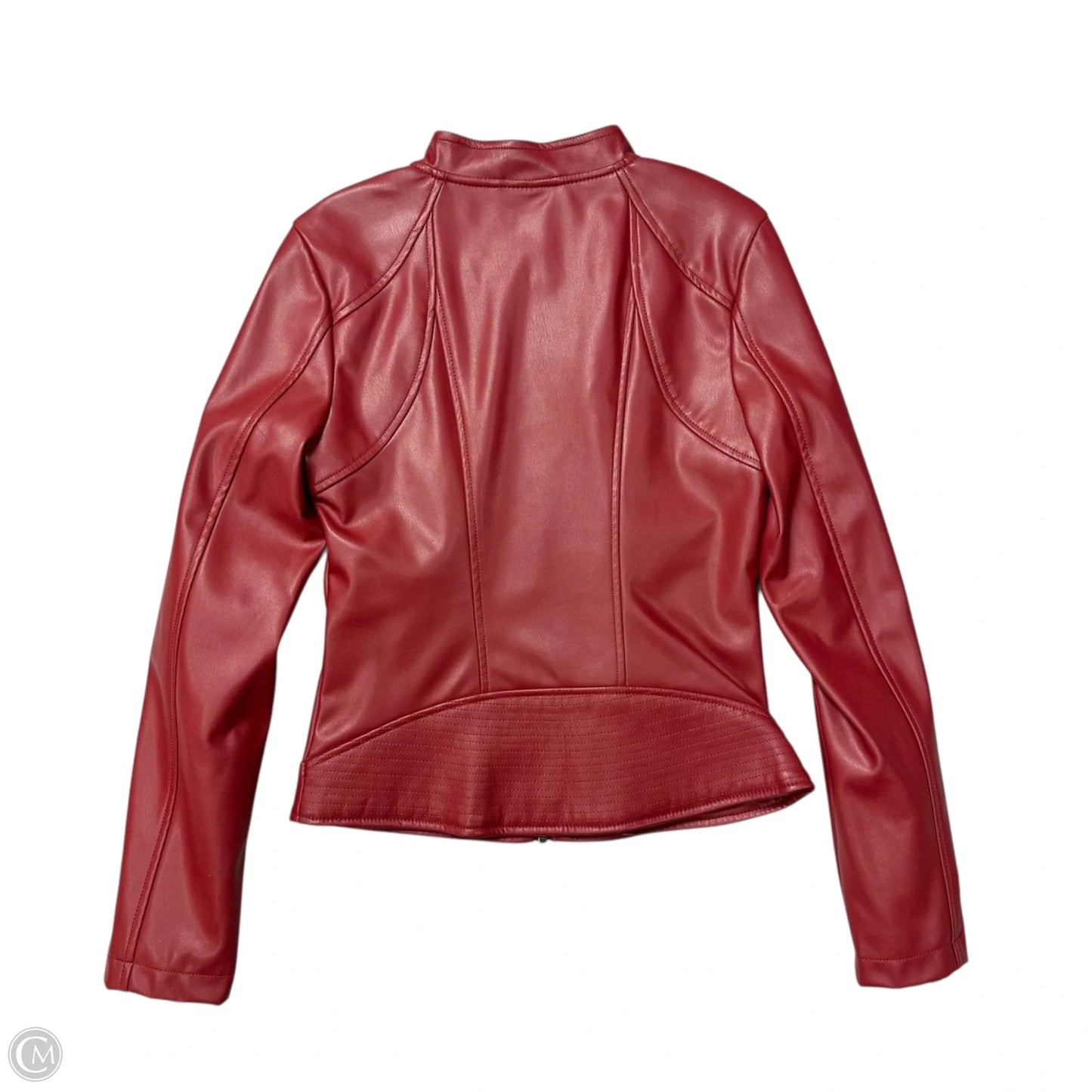 Jacket Moto By Kenneth Cole In Red, Size: Xs