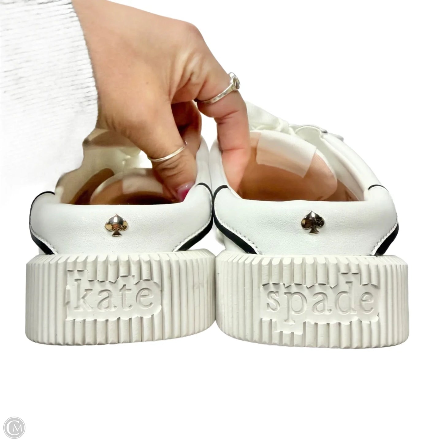 Shoes Designer By Kate Spade In White, Size: 10