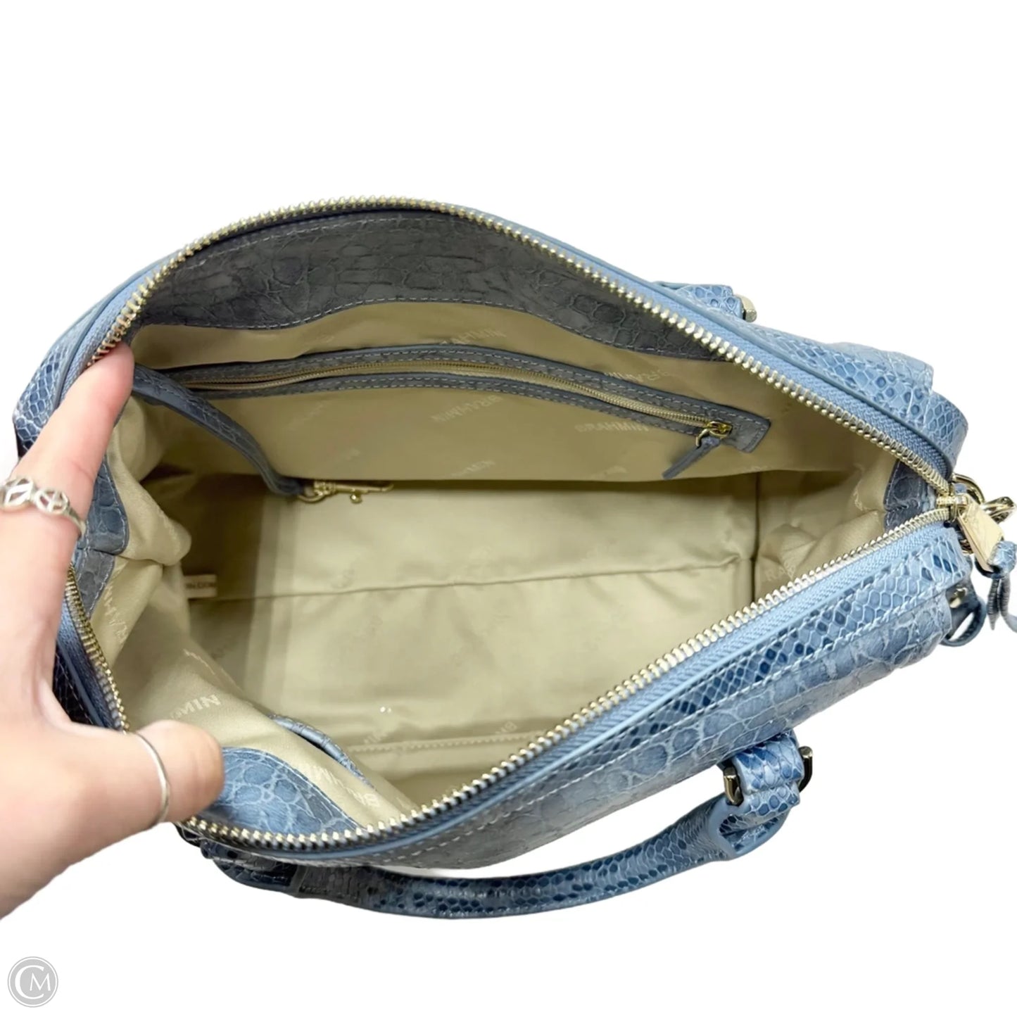 Handbag Designer By Brahmin, Size: Medium