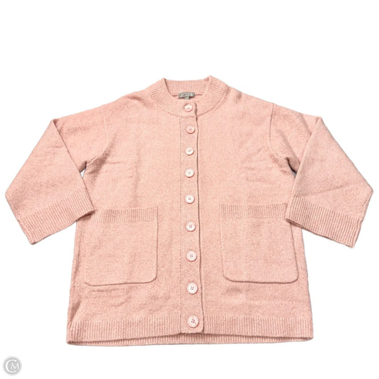 Sweater Cardigan By J. Crew In Pink, Size: S