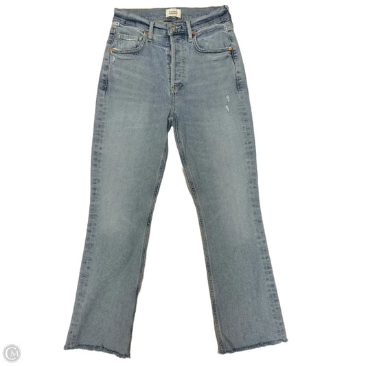 Jeans Straight By Citizens Of Humanity In Blue Denim, Size: 0