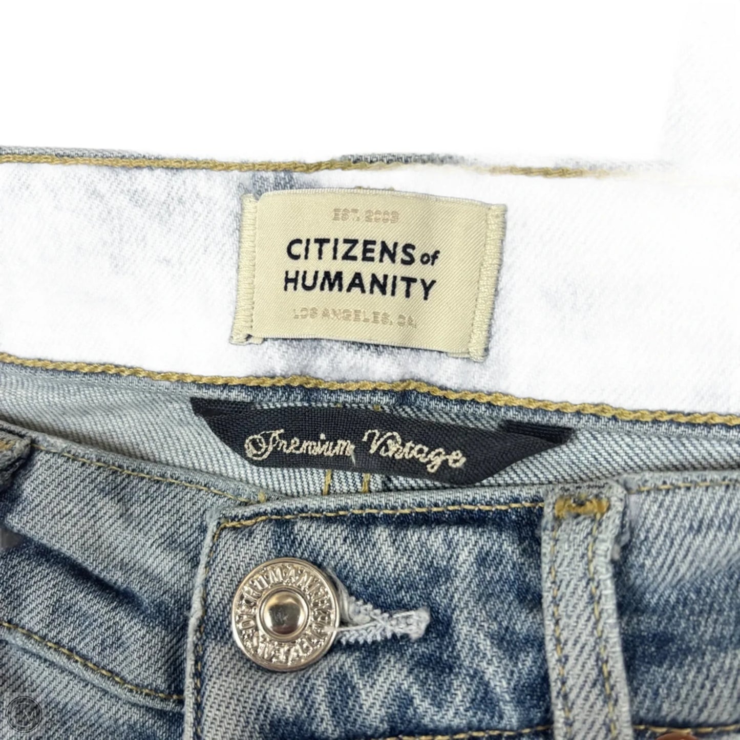 Jeans Straight By Citizens Of Humanity In Blue Denim, Size: 0