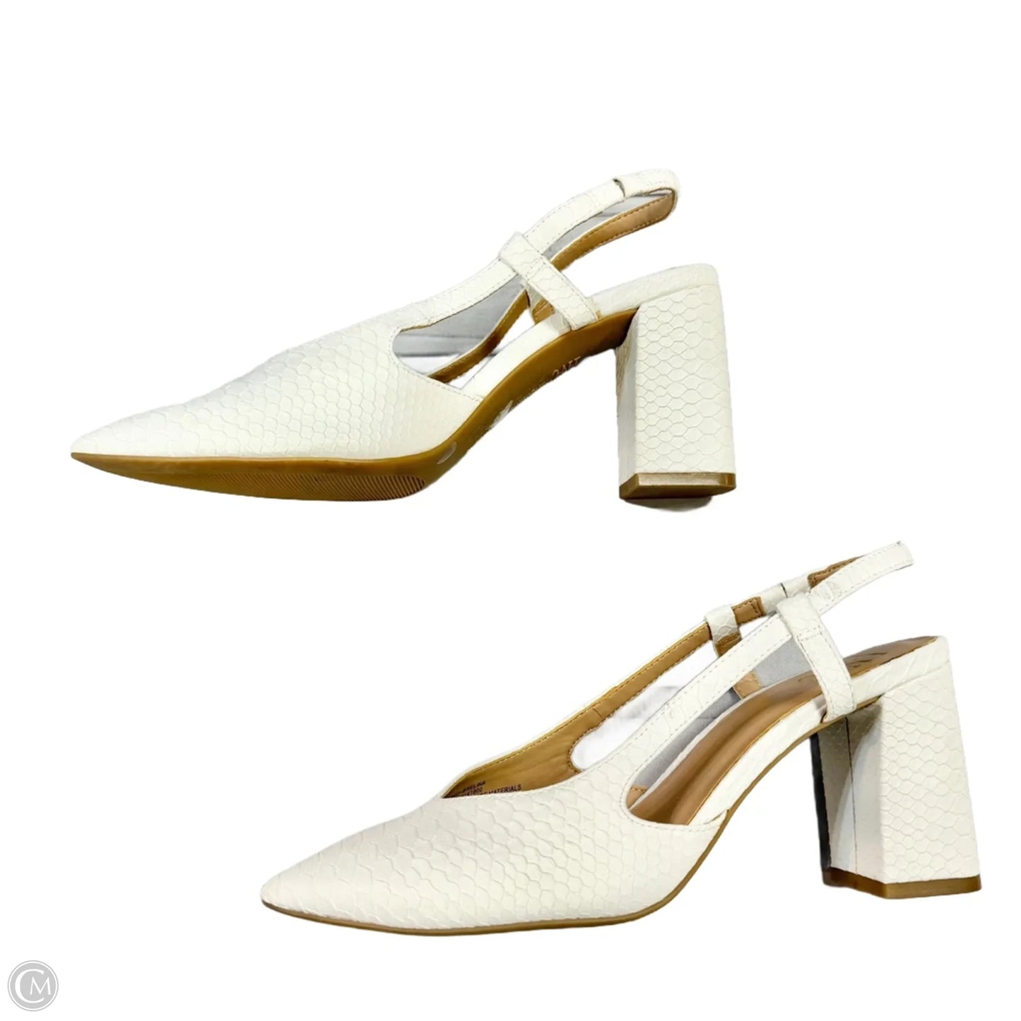 Shoes Heels Kitten By Inc In White, Size: 6