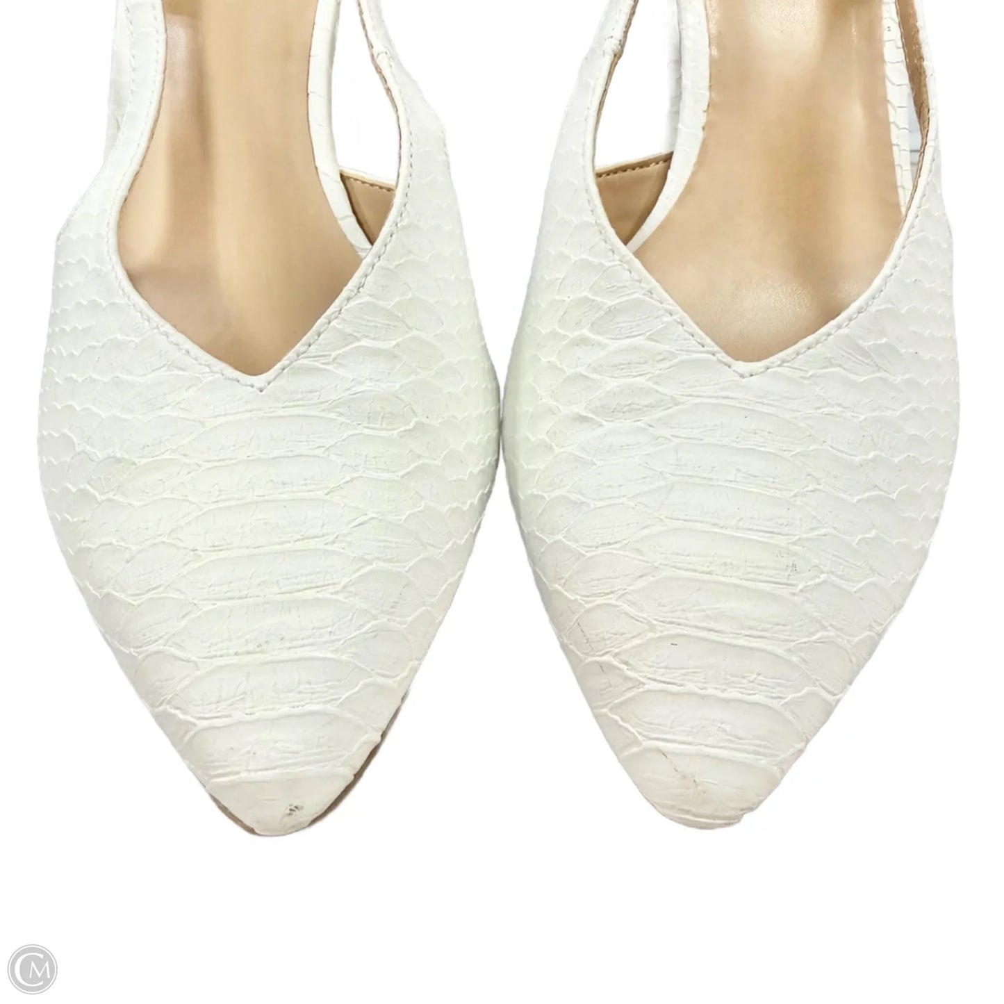 Shoes Heels Kitten By Inc In White, Size: 6