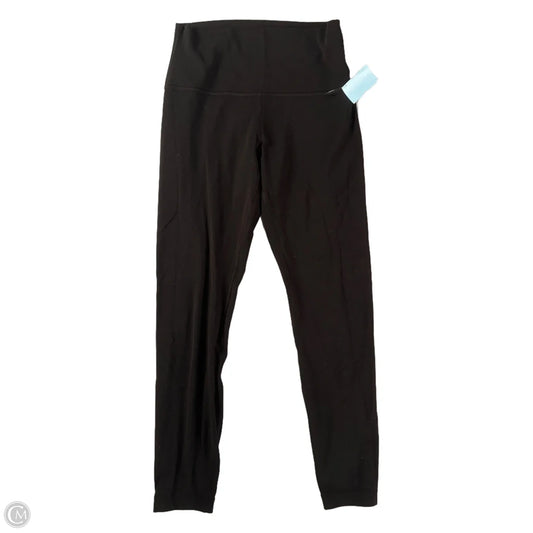 Athletic Leggings By Lululemon In Black, Size: S