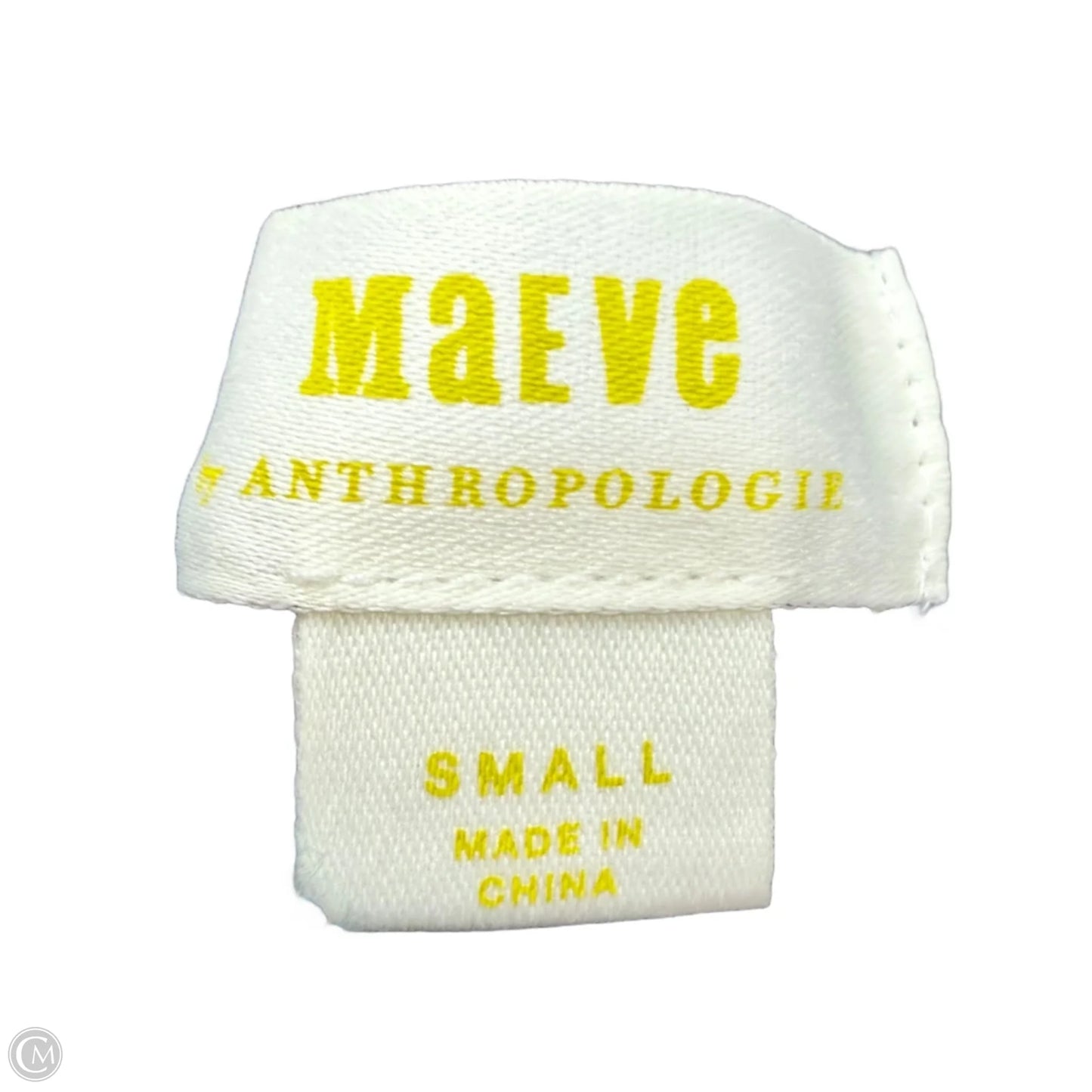 Sweater Short Sleeve By Maeve In Blue & White, Size: S