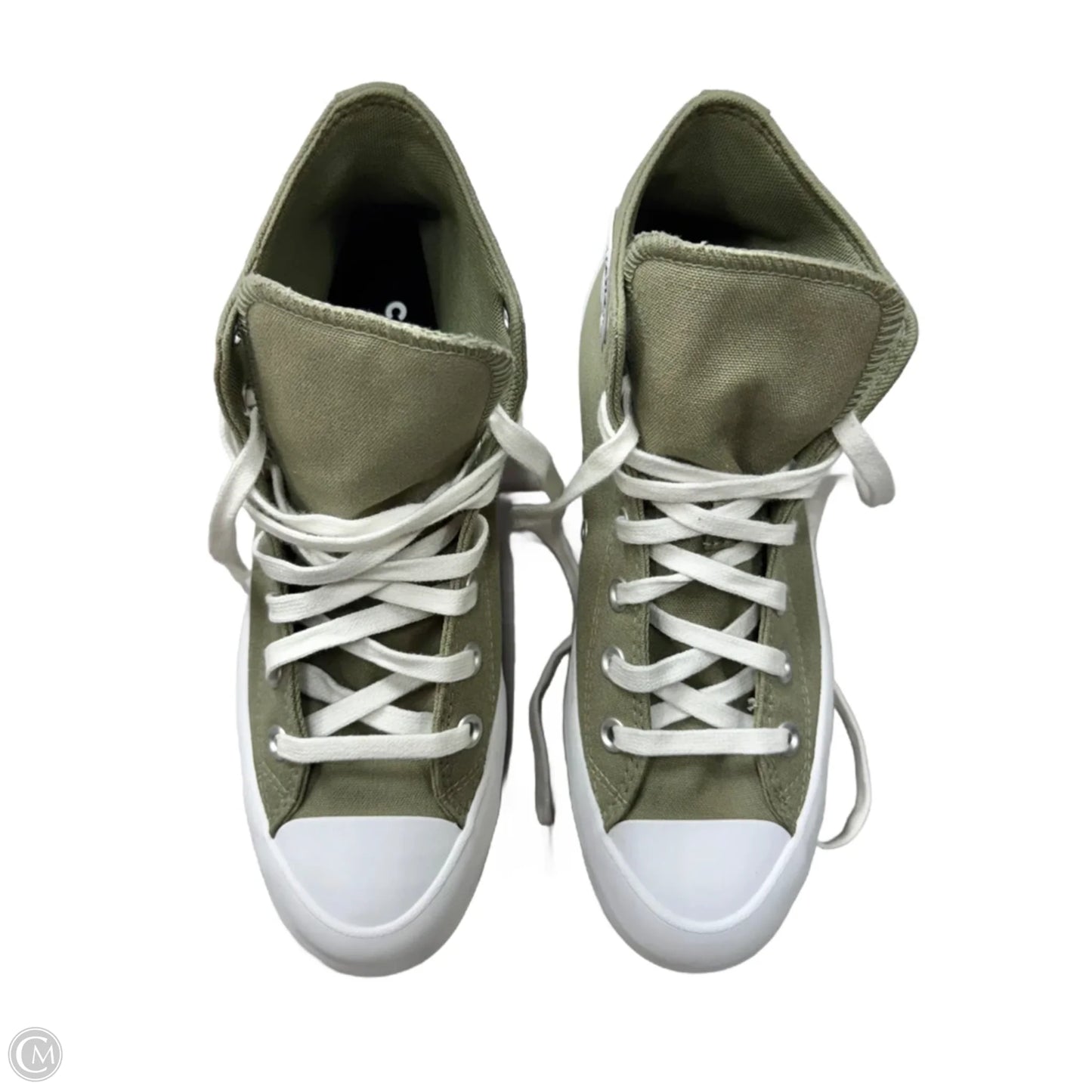Shoes Sneakers By Converse In Green, Size: 8