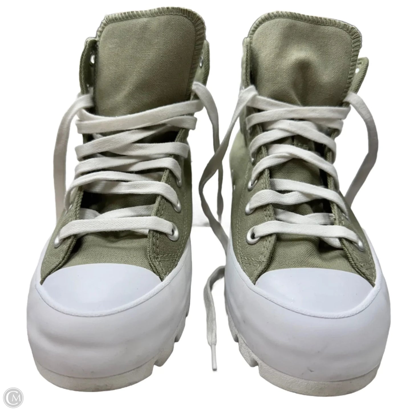 Shoes Sneakers By Converse In Green, Size: 8