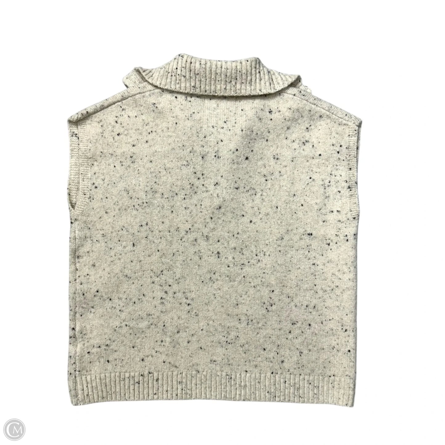 Vest Sweater By John & Jenn In Cream, Size: S