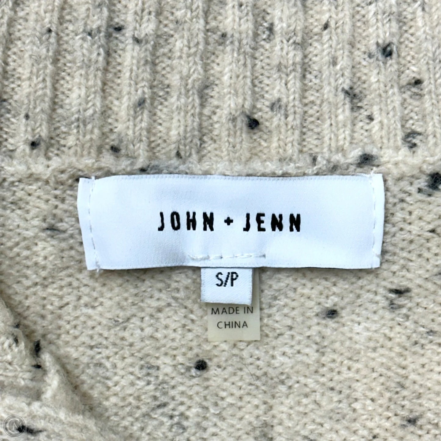 Vest Sweater By John & Jenn In Cream, Size: S