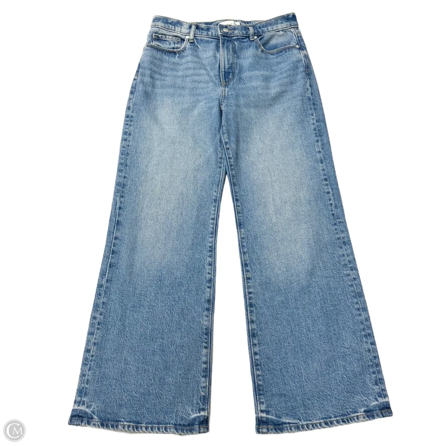 Jeans Wide Leg By Loft In Blue Denim, Size: 4