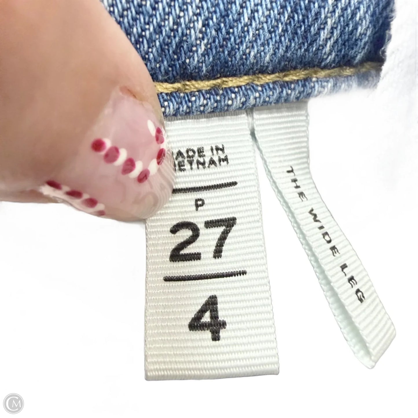 Jeans Wide Leg By Loft In Blue Denim, Size: 4