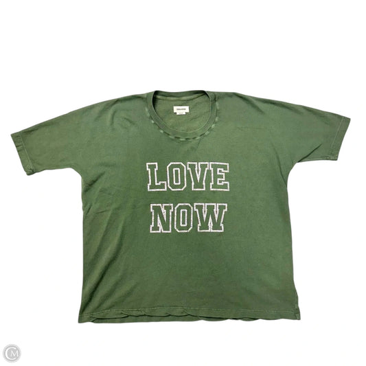 Top Short Sleeve By Zadig And Voltaire In Green, Size: M