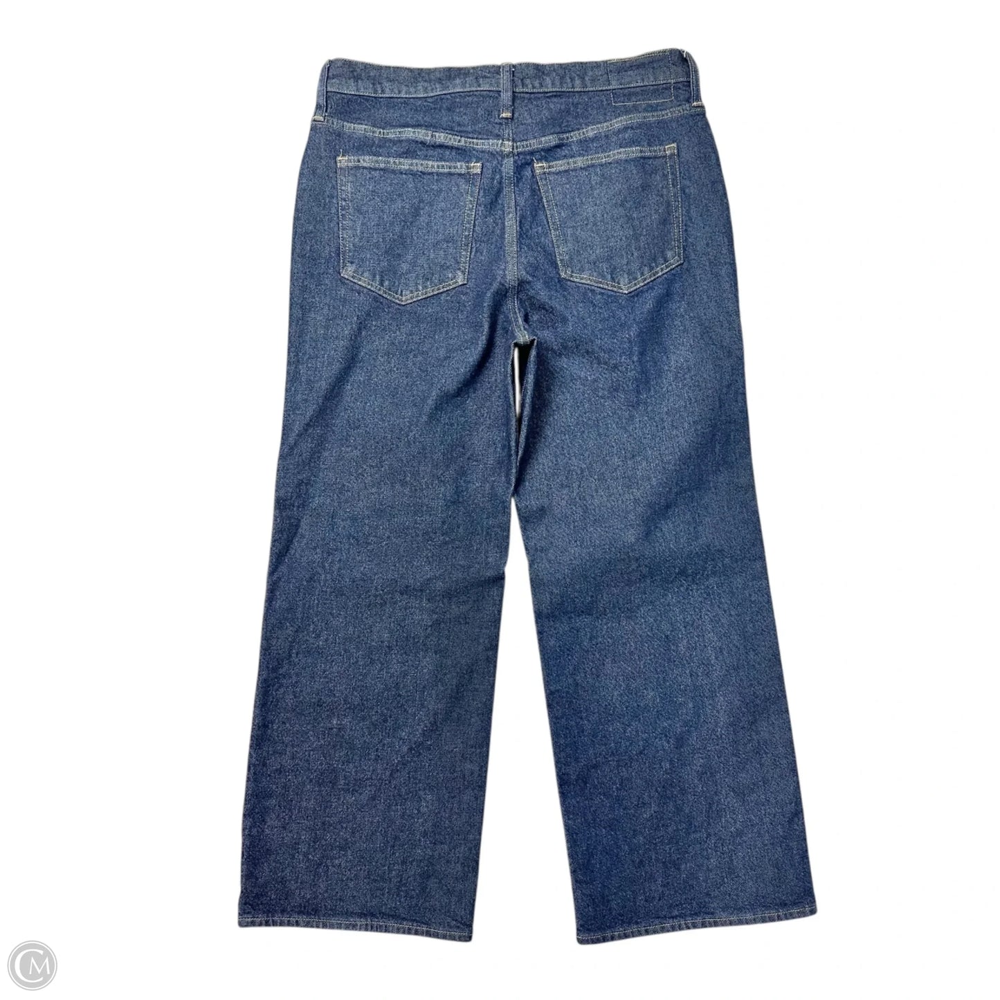 Jeans Wide Leg By J. Crew In Blue Denim, Size: 12