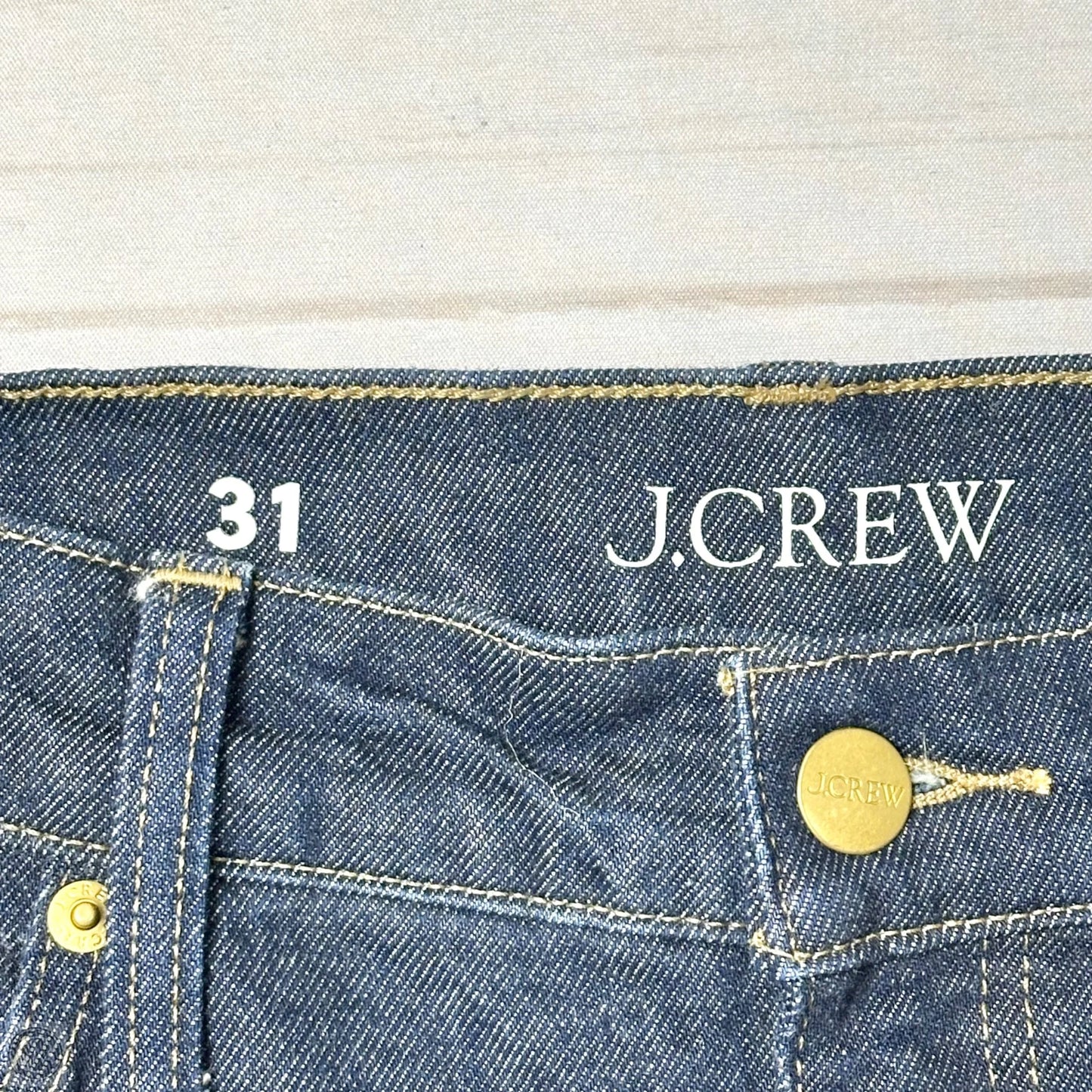 Jeans Wide Leg By J. Crew In Blue Denim, Size: 12