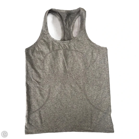 Athletic Tank Top By Lululemon In Grey, Size: L