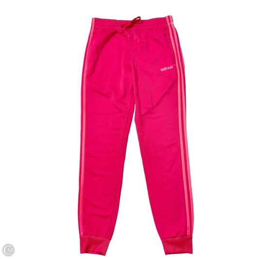Athletic Pants By Adidas In Pink, Size: S