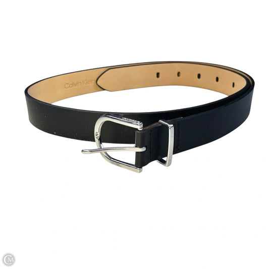 Belt Leather By Calvin Klein, Size: Medium