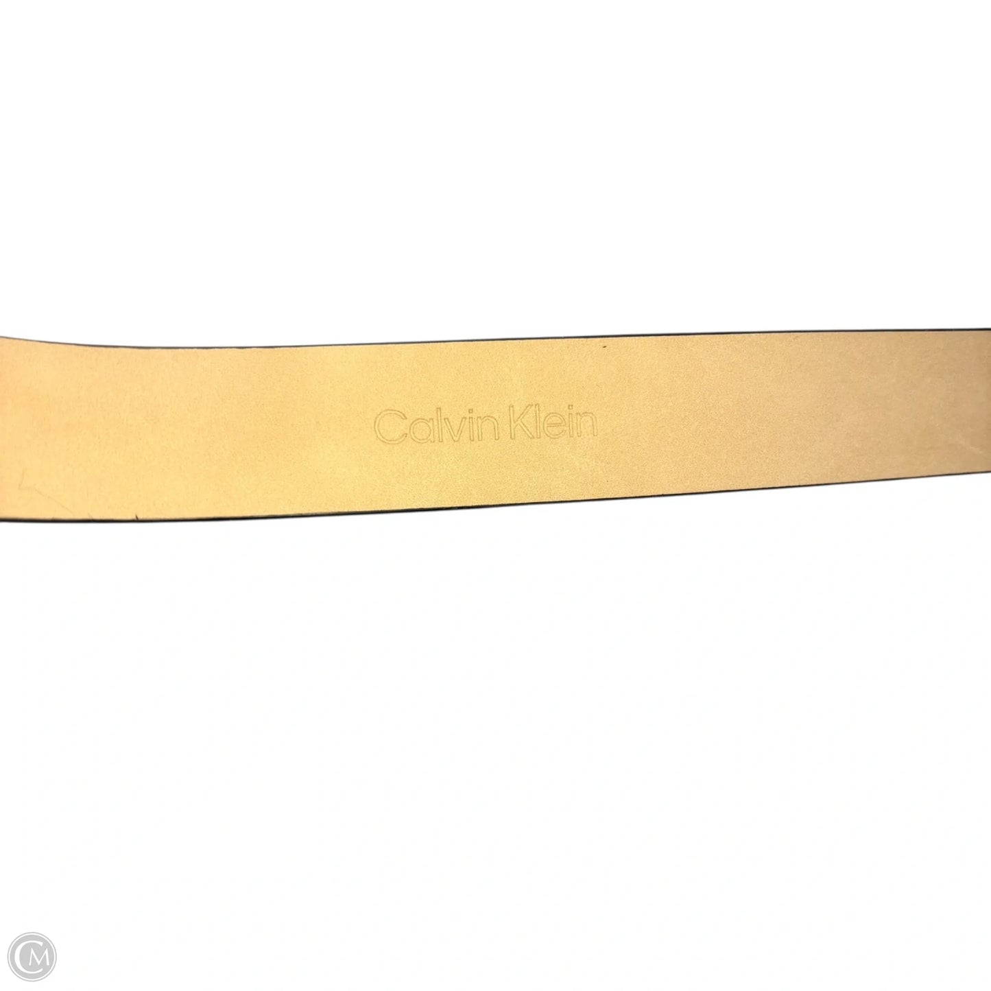 Belt Leather By Calvin Klein, Size: Medium
