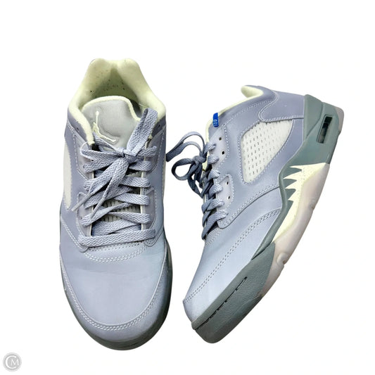 Shoes Luxury Designer By Jordan In Purple, Size: 8